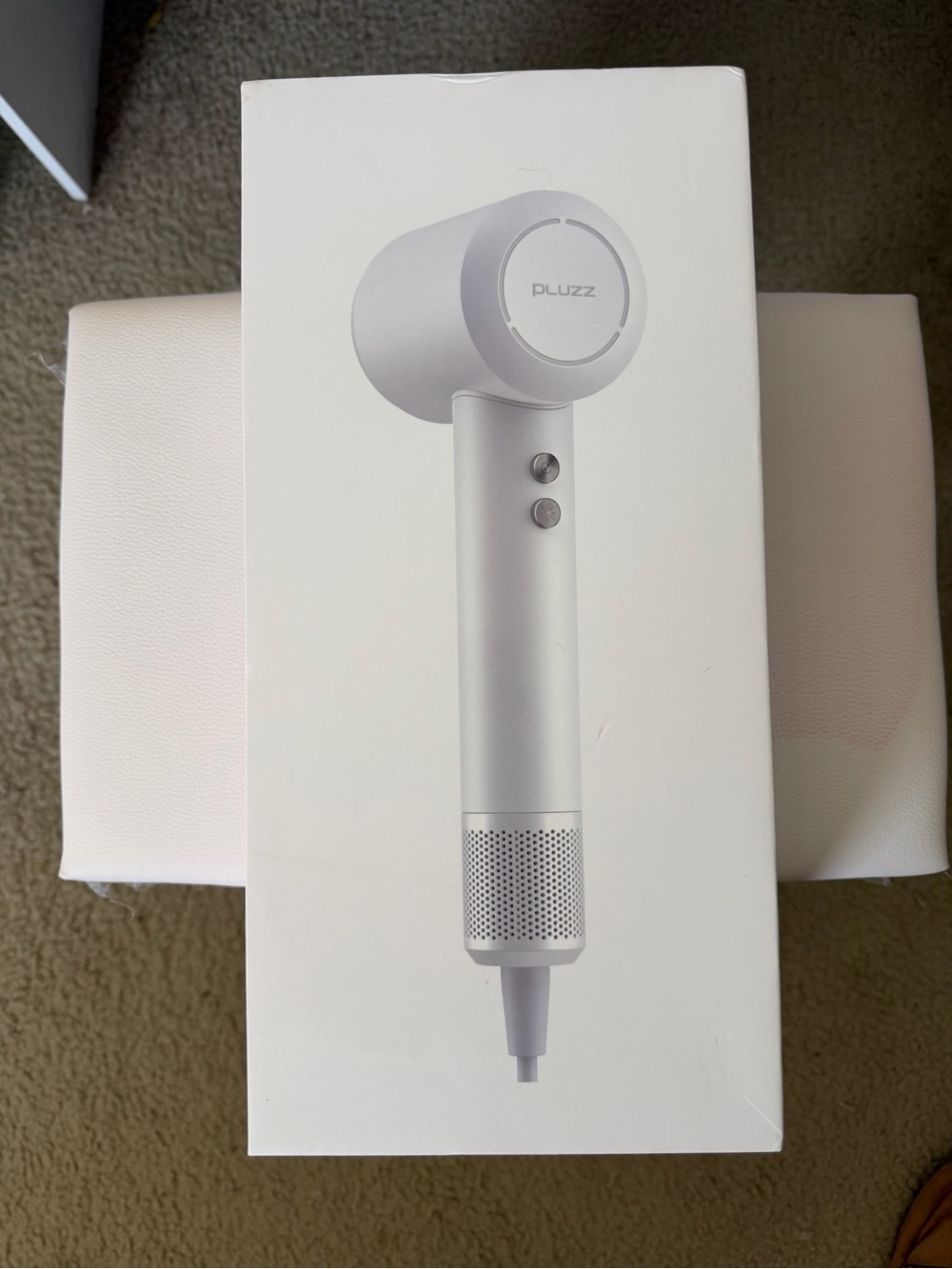 White Hair Dryer - Lightweight High-Speed Performance